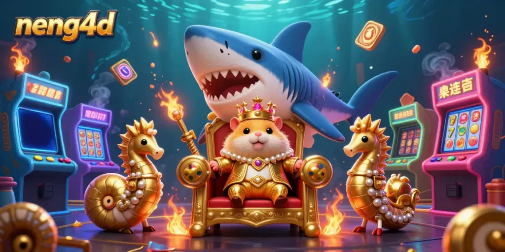 Menangkan jackpot dengan neng4d saat bermain slot online seru di latar belakang laut yang misterius.