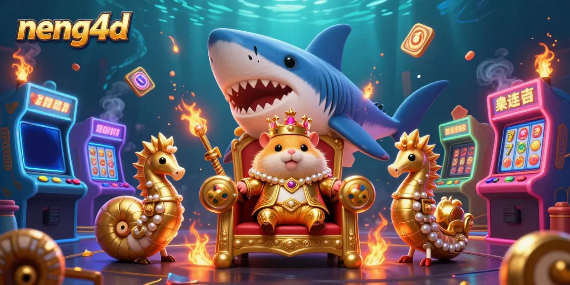 Menangkan jackpot dengan neng4d saat bermain slot online seru di latar belakang laut yang misterius.