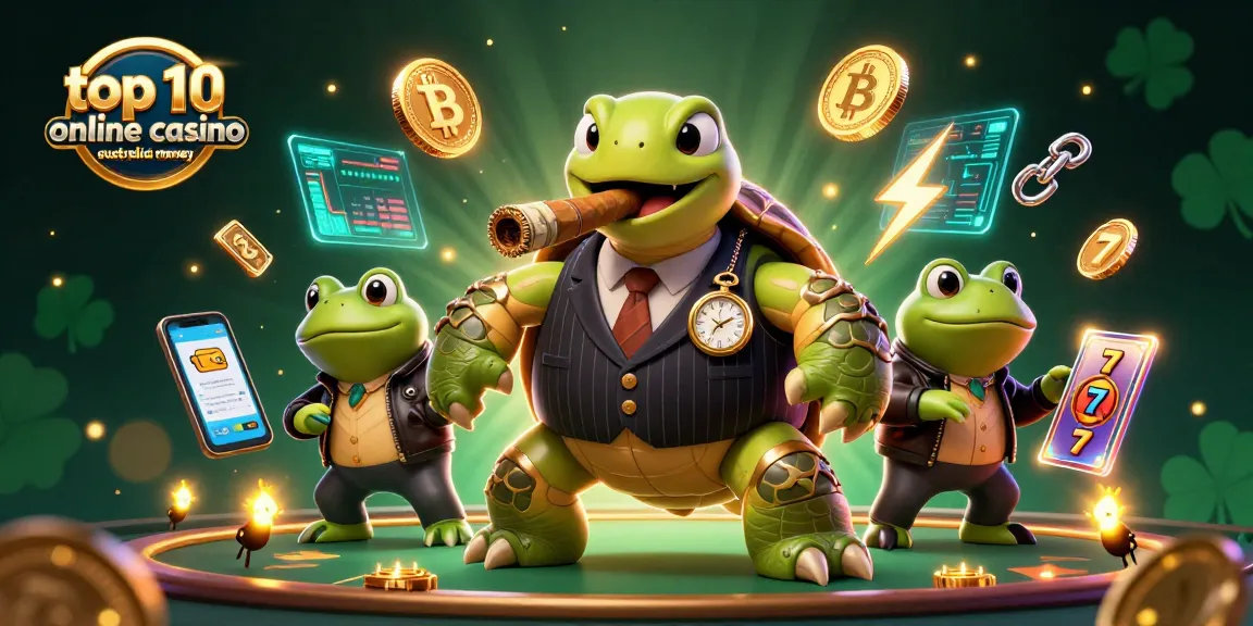 Engage with top 10 online casino australia real money through a vibrant cartoon casino scene featuring key characters.