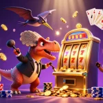 Catch the jackpot on trang chủ sunwin with thrilling casino action including a pachycephalosaurus and golden coins.